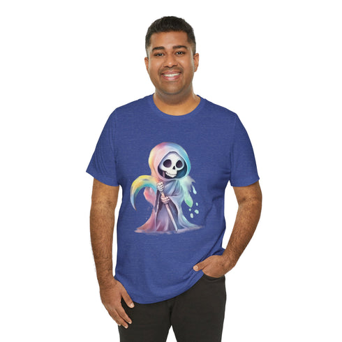 Cute Colorful Reaper - Short Sleeve Tee